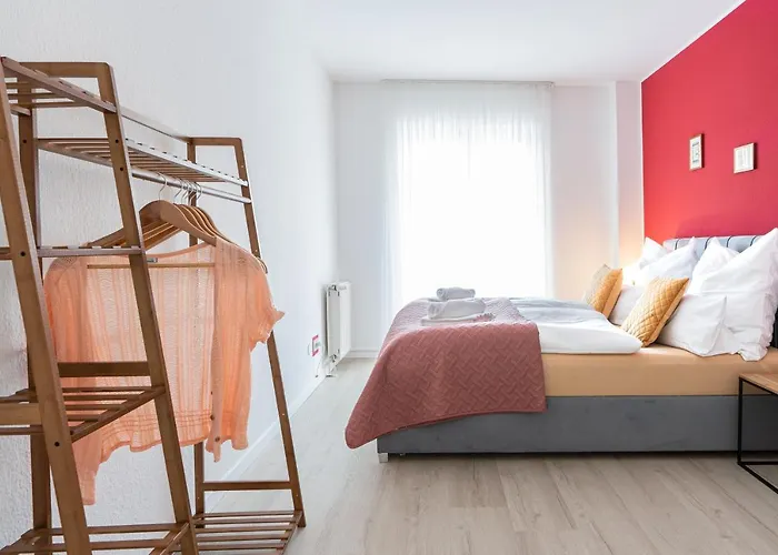 Golden Design Apartment, Zentral, Familie Und Business, 1000 Mbit Lejlighed Duisburg